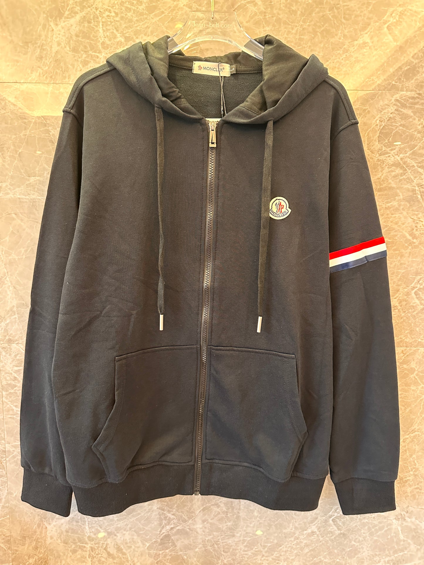 Moncler hoody sweat jacket black