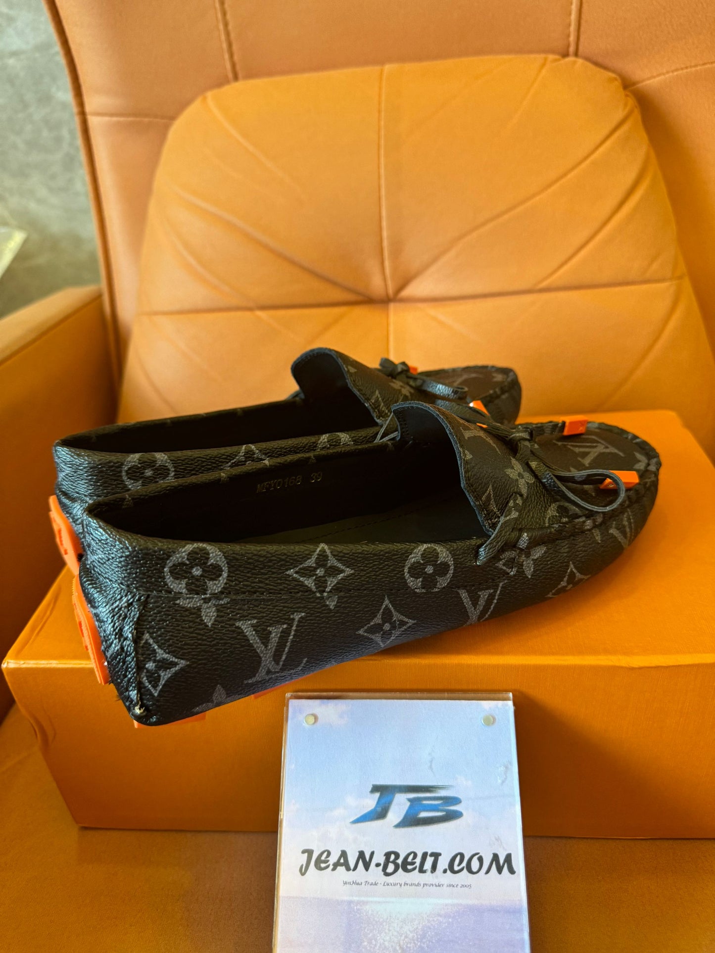 Louis Vuitton sneakers monogram driving shoes for unisex