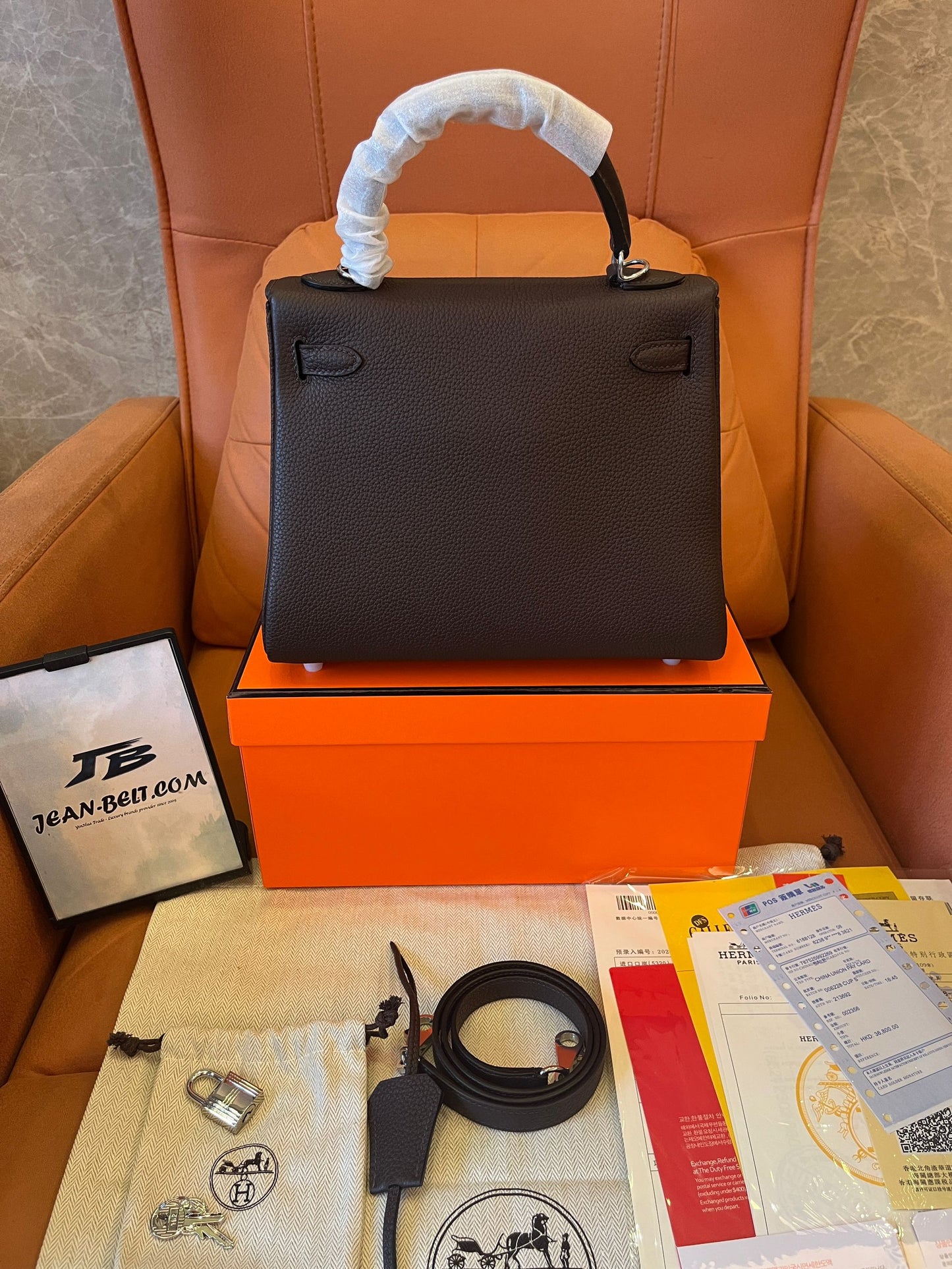 [Full Handmade]Hermes kelly 25 brown