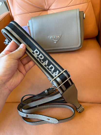 Prada deer-grained leather bag