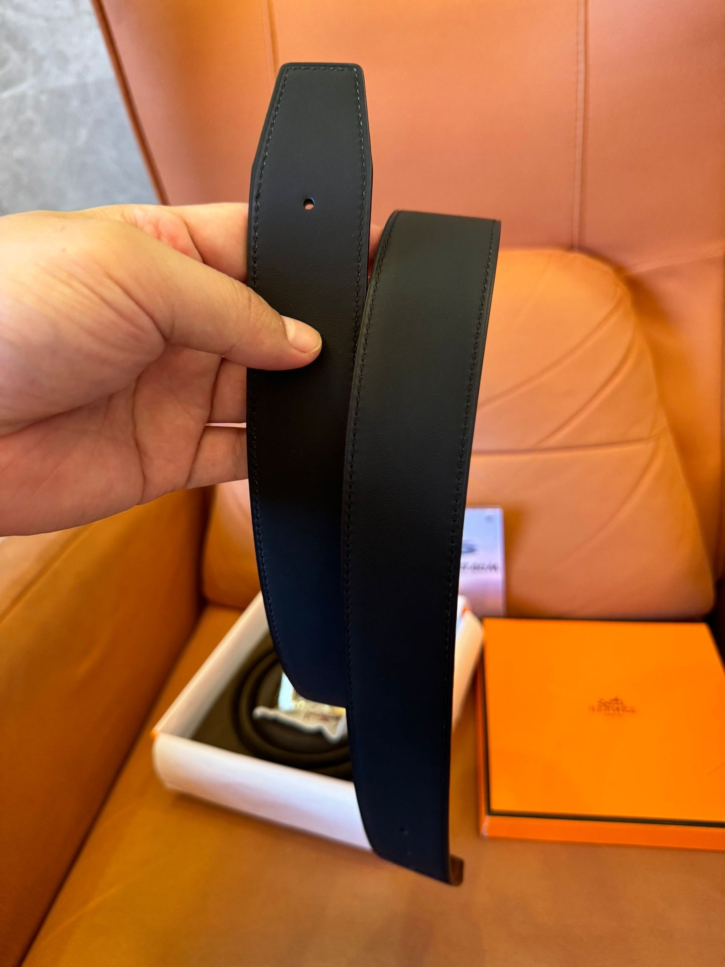 Hermes belt black