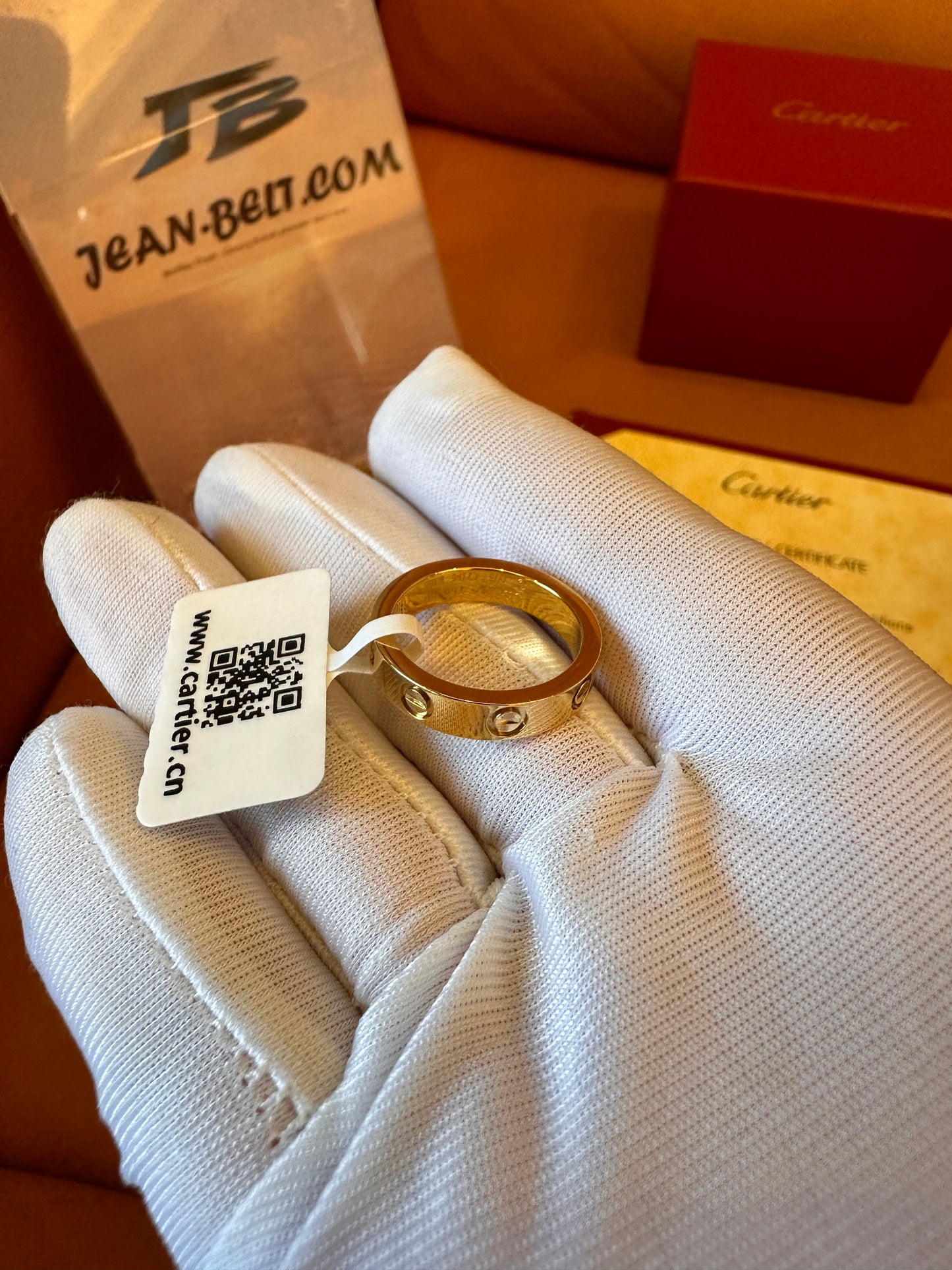 Cartier love classic ring rose gold