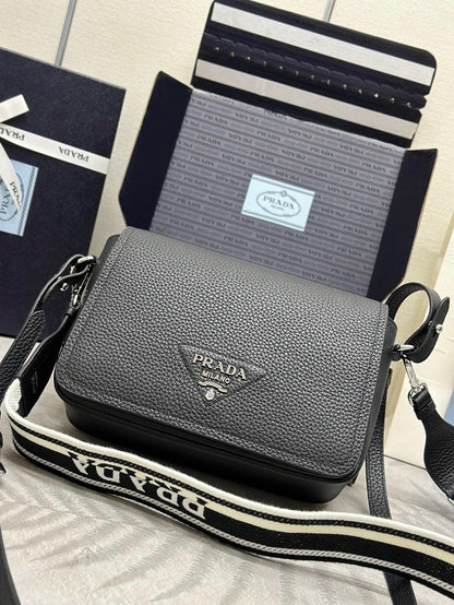 Prada deer-grained leather bag