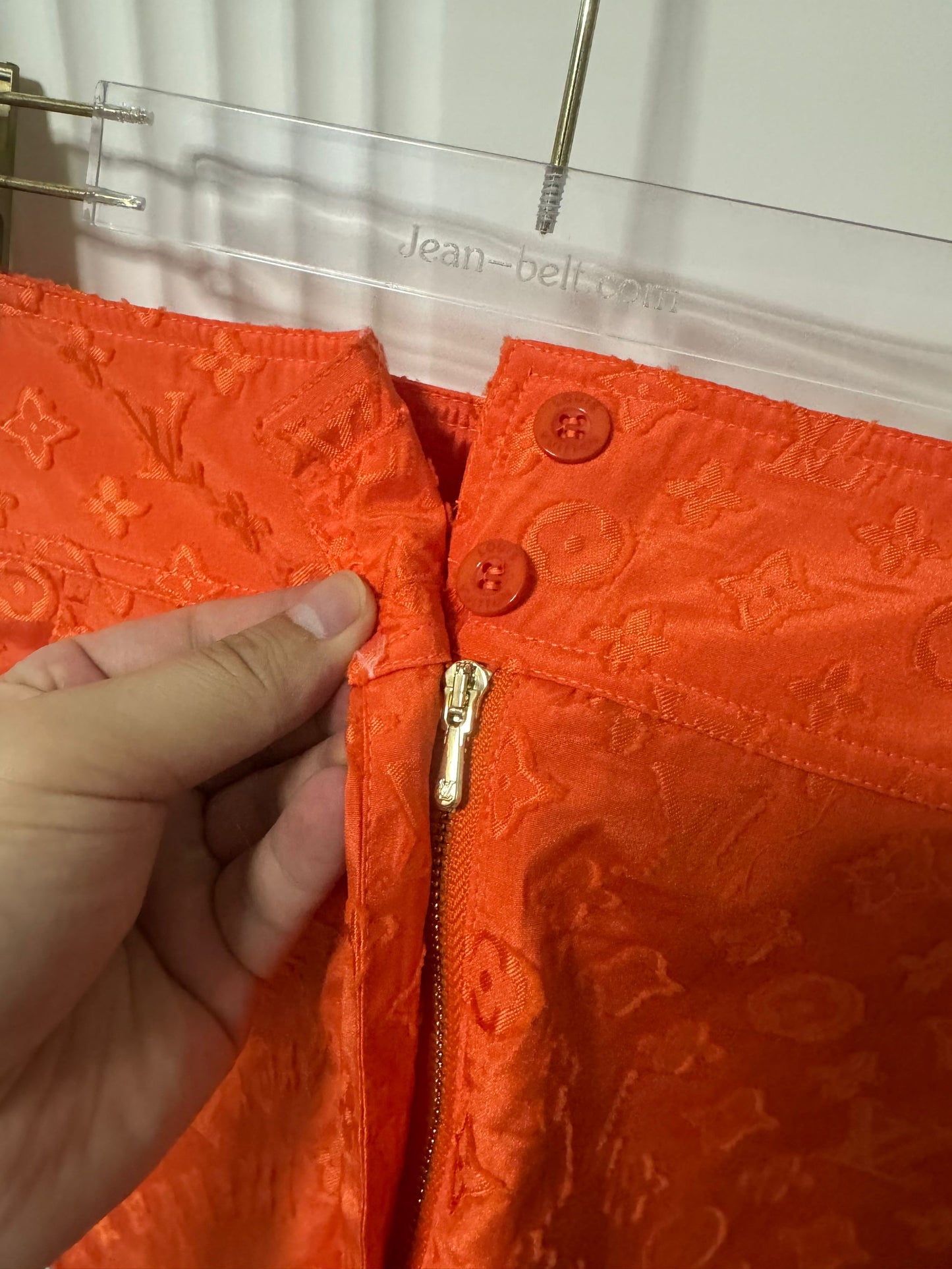 Louis Vuitton monogram fil coupeshorts bright orange