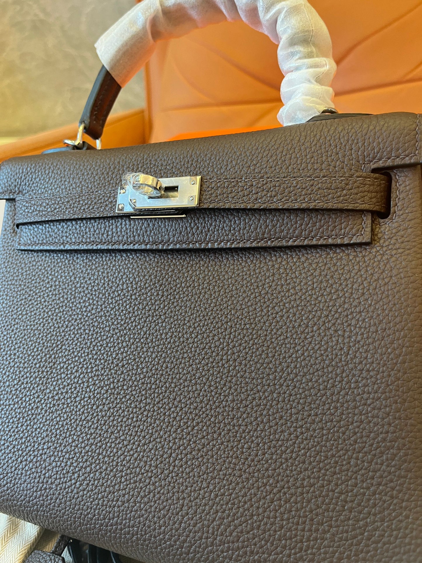 [Full Handmade]Hermes kelly 25 brown