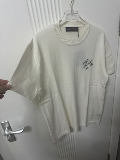 Louis vuitton pin sweater white for men