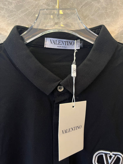 Valentino piqué polo shirt men