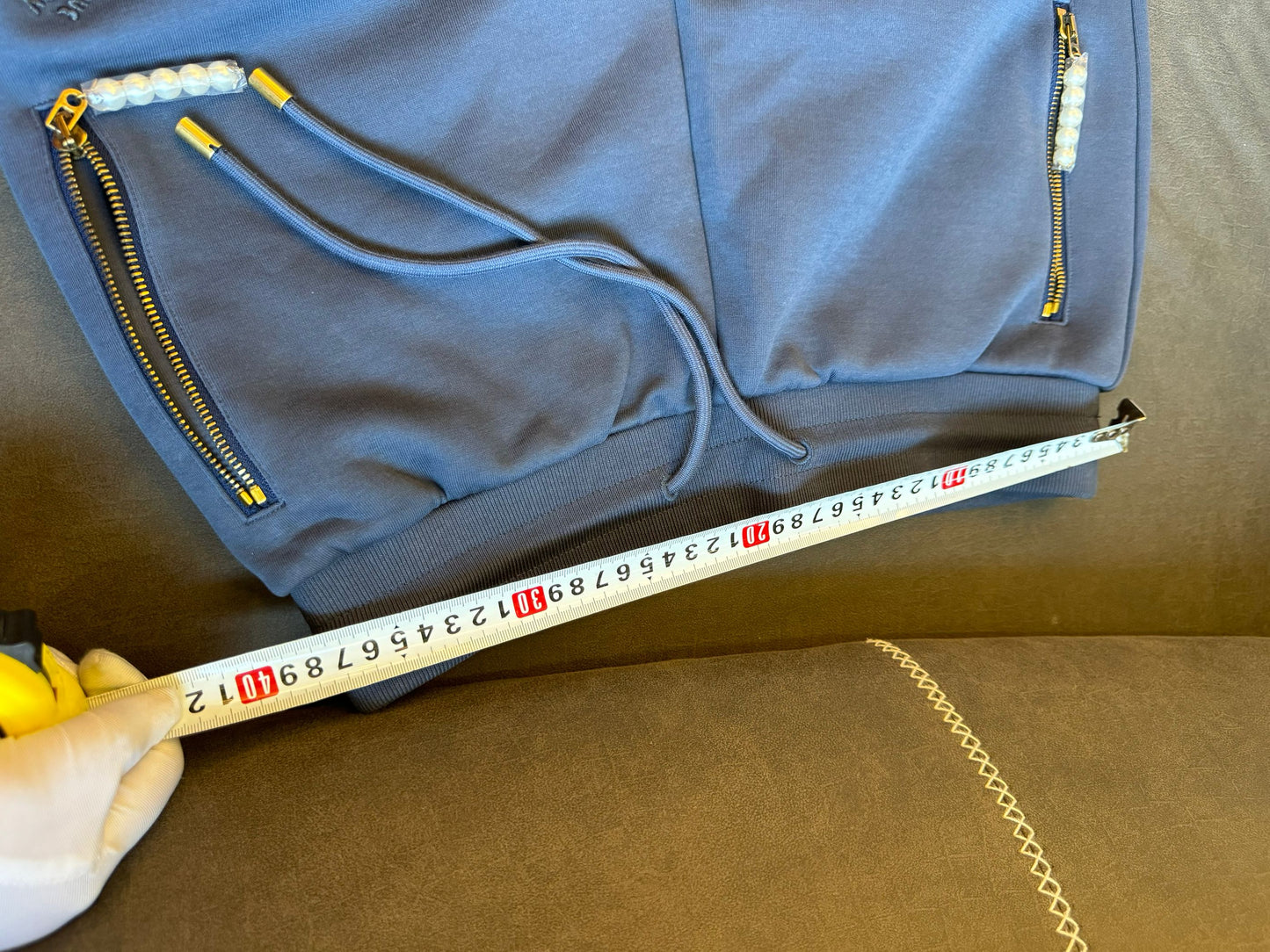 Louis Vuitton technical cotton pearl trackpants