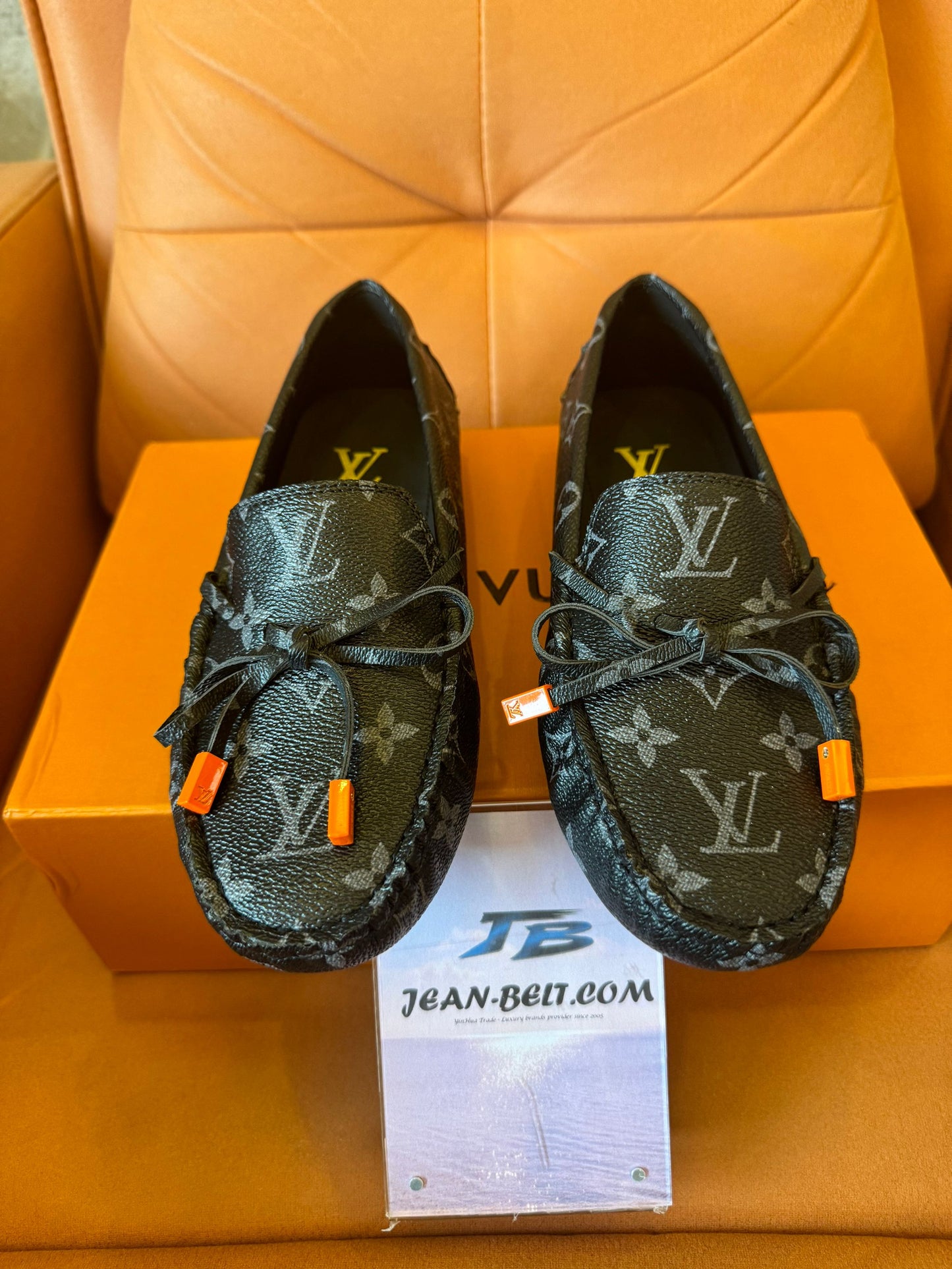 Louis Vuitton sneakers monogram driving shoes for unisex