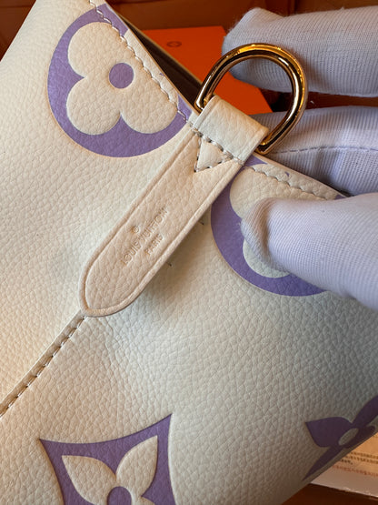 Louis Vuitton m24048 néonoé bb handbag white purple