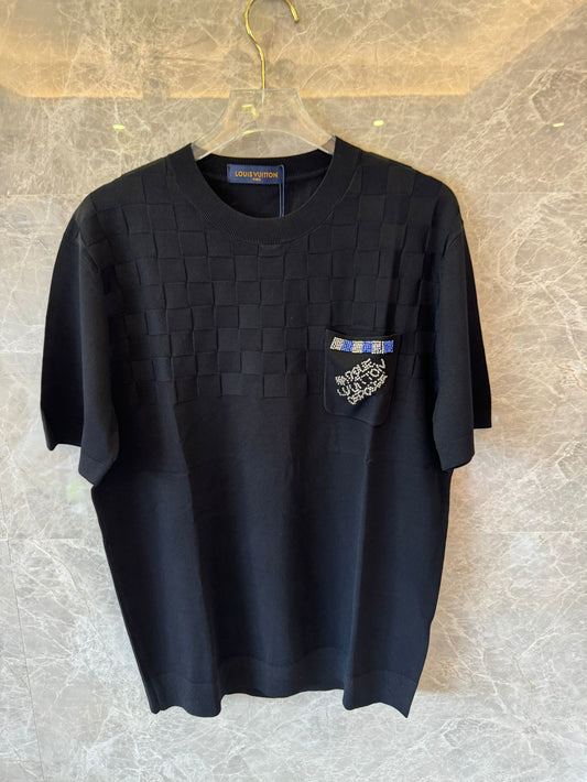 Louis vuitton pin sweater black for men