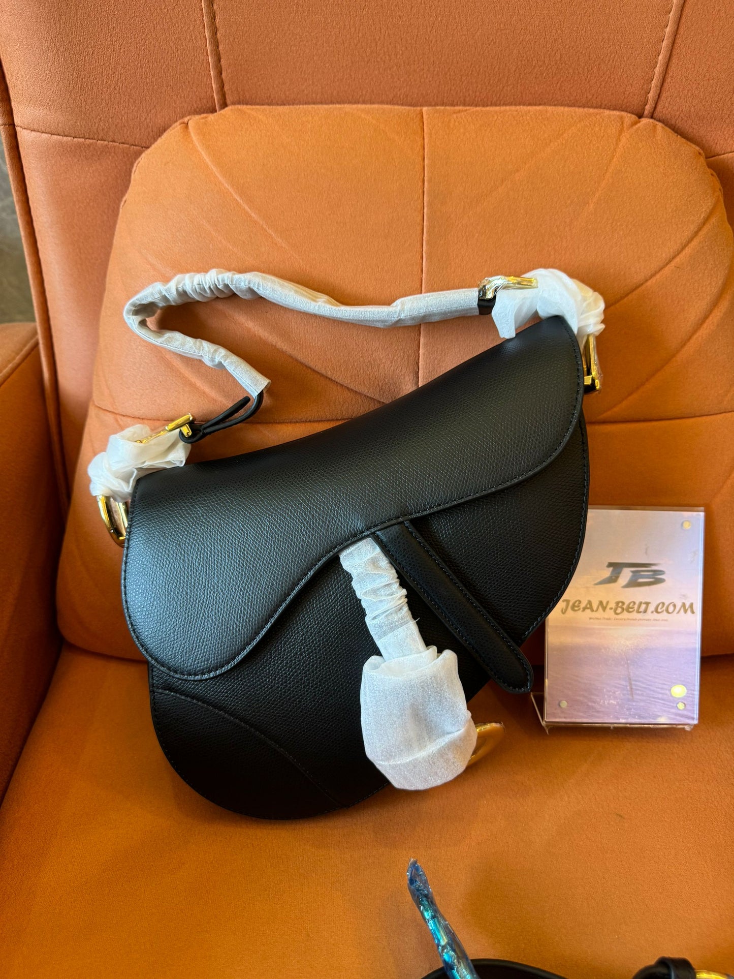 Dior saddle bag for women black