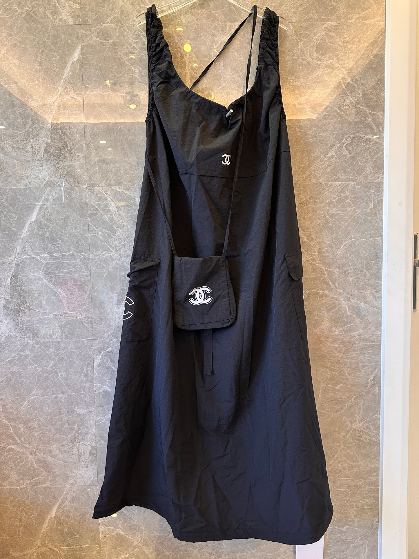 Chanel dress free size baggy fit black