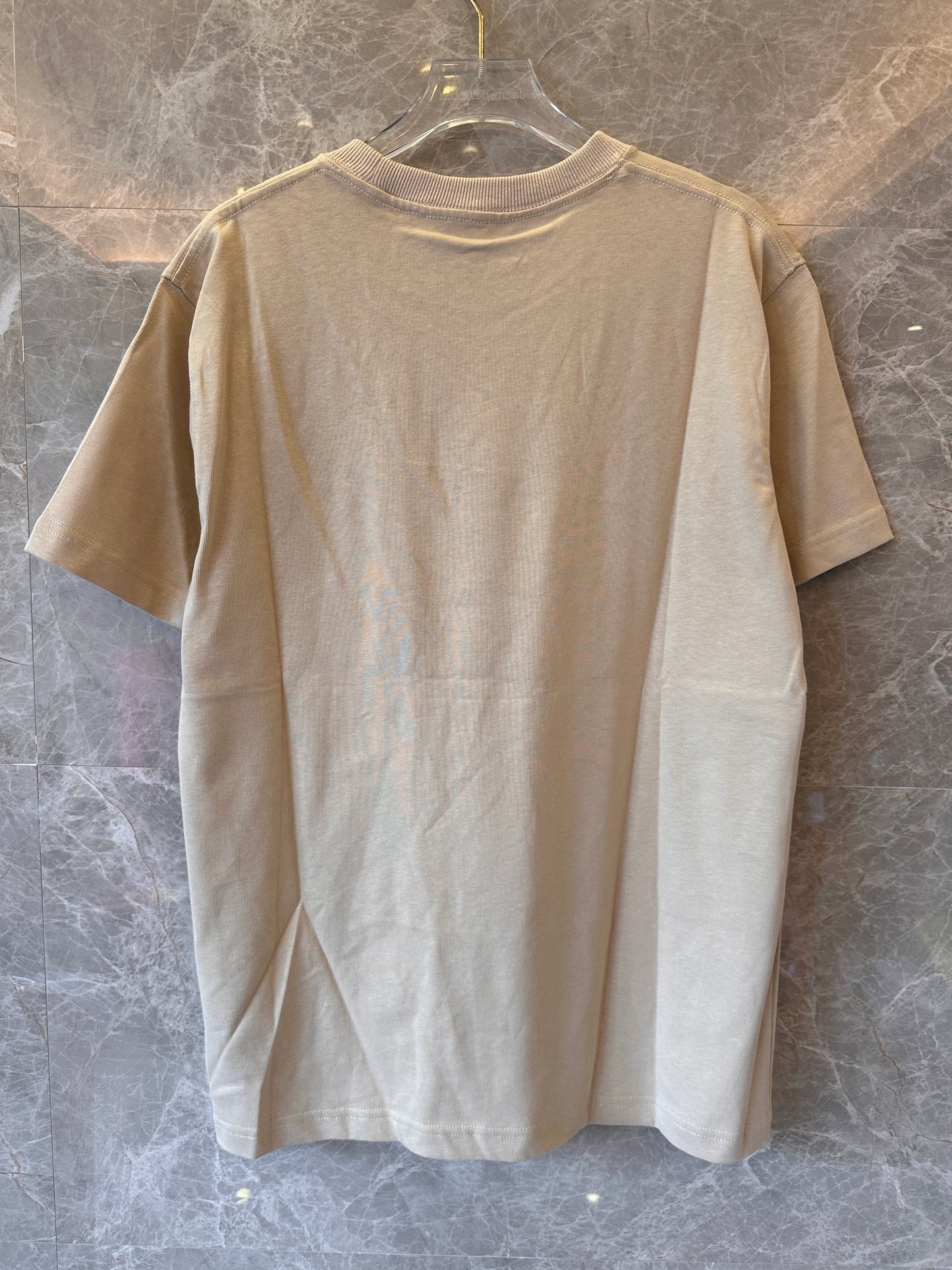 Christian Dior icon t-shirt beige cotton jersey