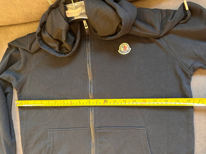 Moncler hoody sweat jacket black