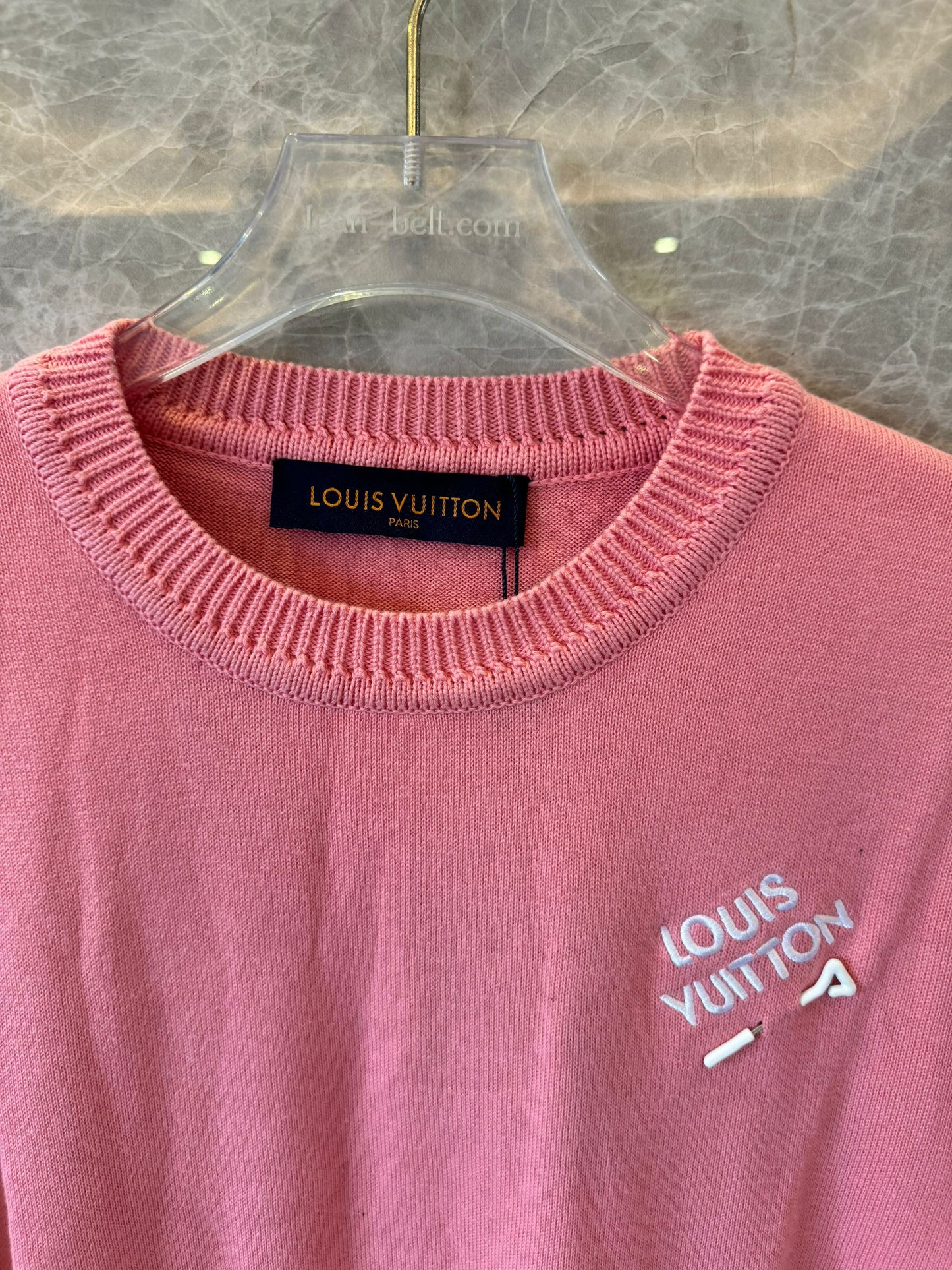 Louis vuitton pin sweater pink for men