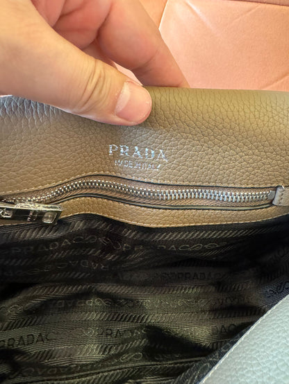 Prada deer-grained leather bag