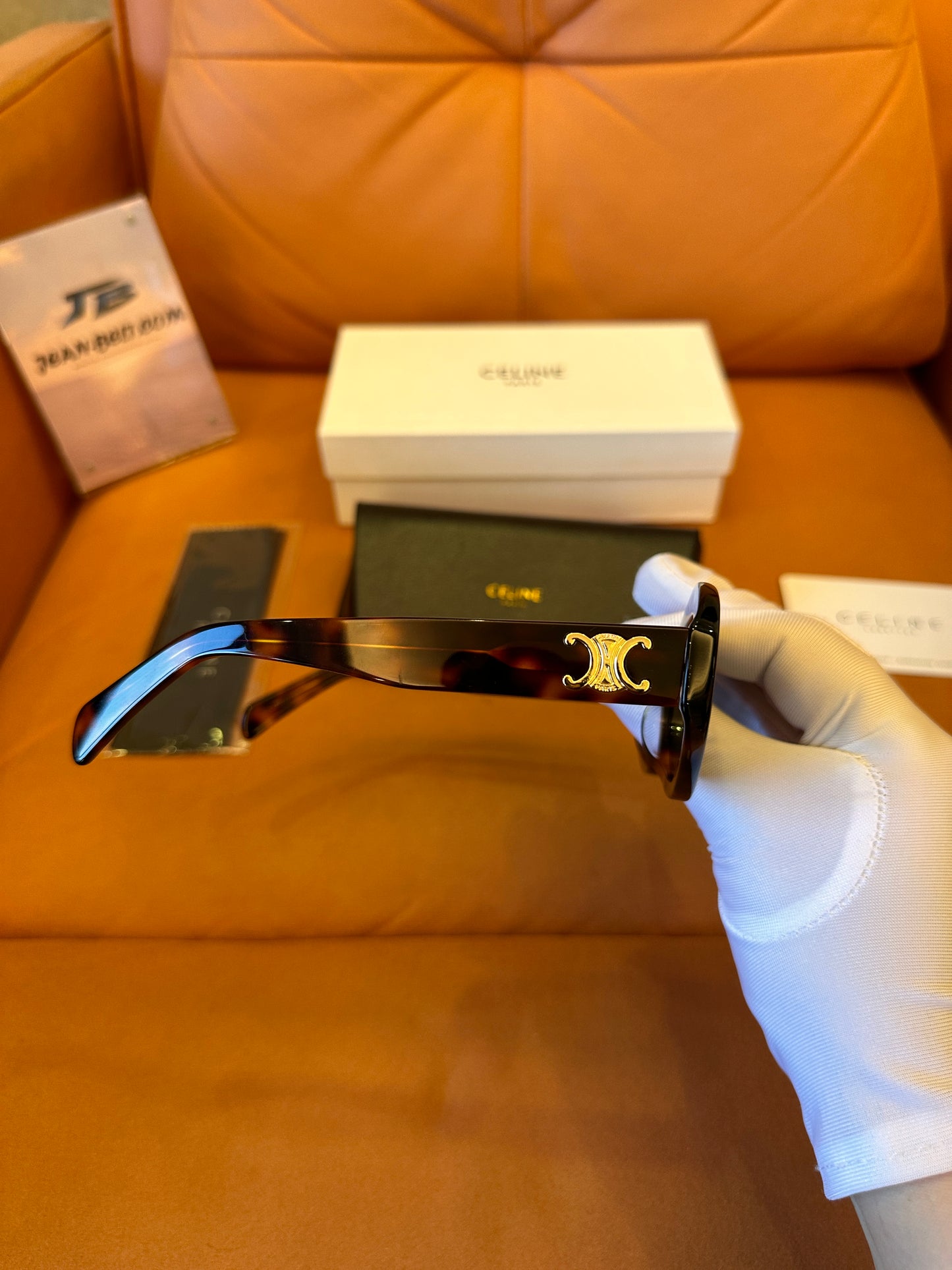 Celine triomphe 52mm oval sunglasses