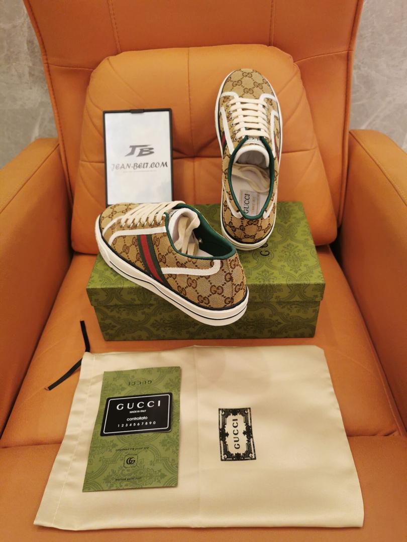 Gucci Tennis 1977 GG  beige sneakers