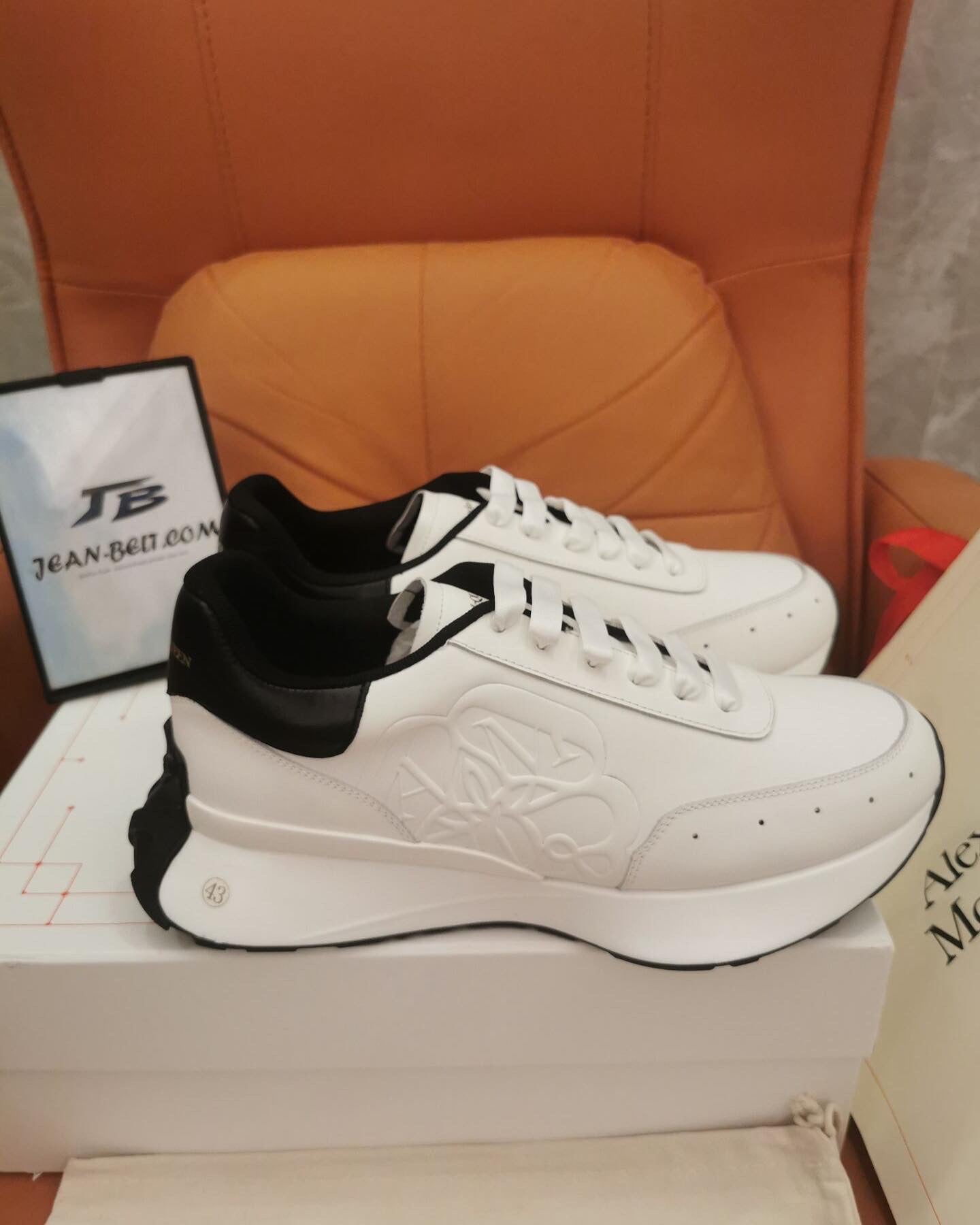 Alexander McQueen Sprint Runner leather low trainers