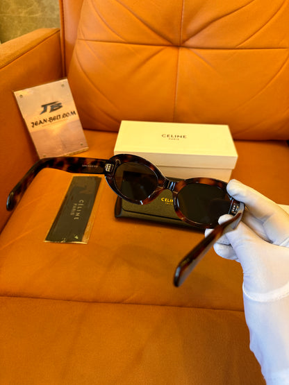 Celine triomphe 52mm oval sunglasses