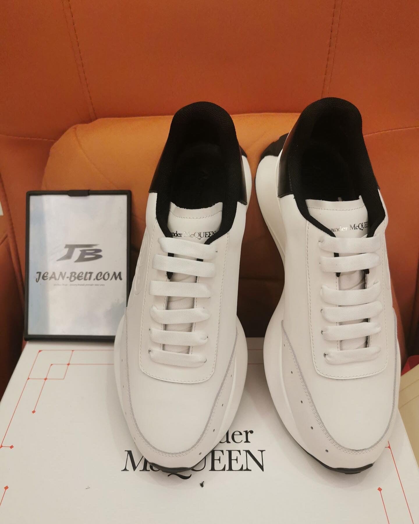 Alexander McQueen Sprint Runner leather low trainers