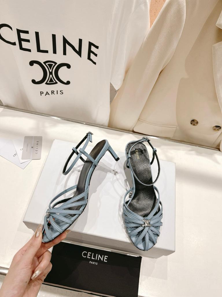 Celine gladiator shoes cream