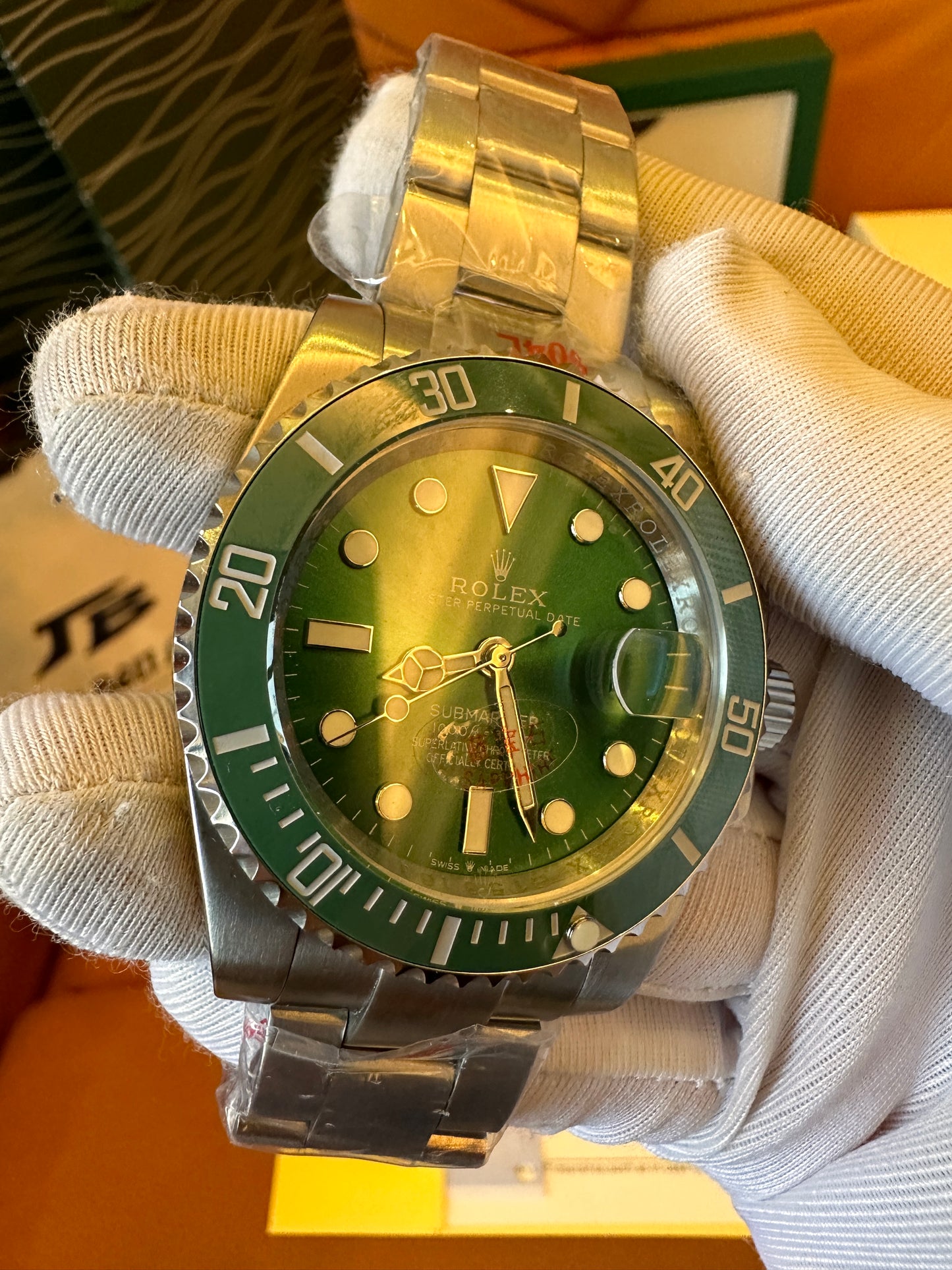 [3A quality]Rolex submariner date hulk green ceramic 116610lv