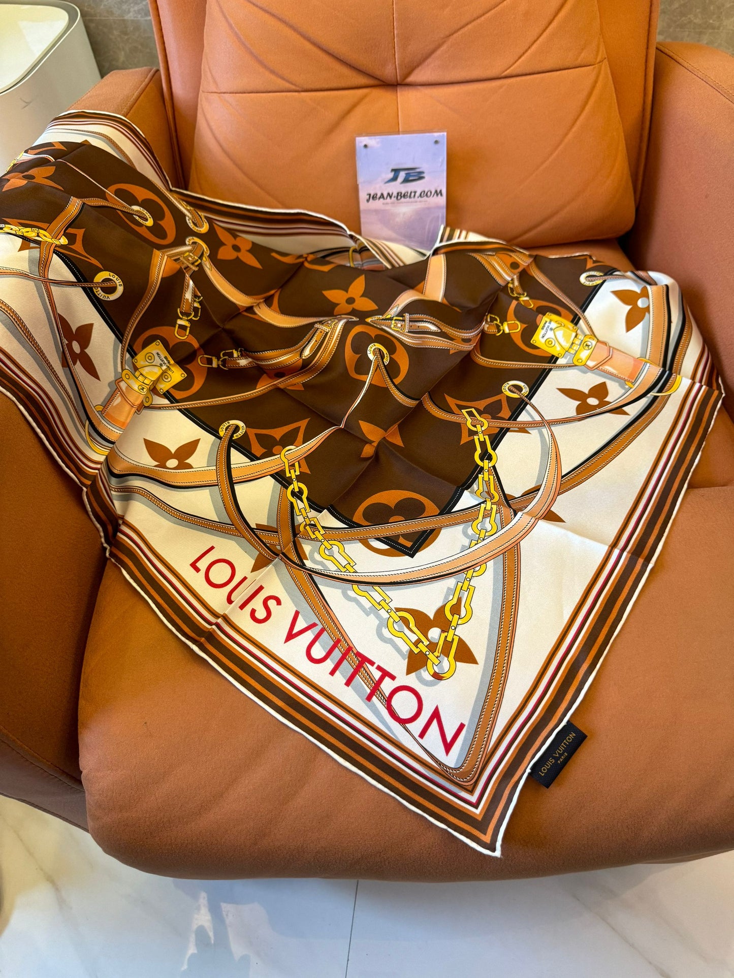 Louis Vuitton silk scarf