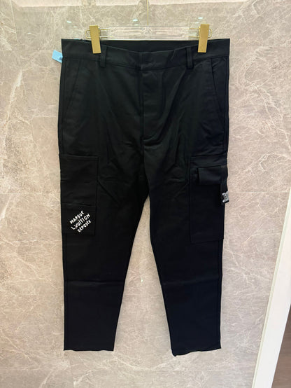 Louis Vuitton cotton pants for men black