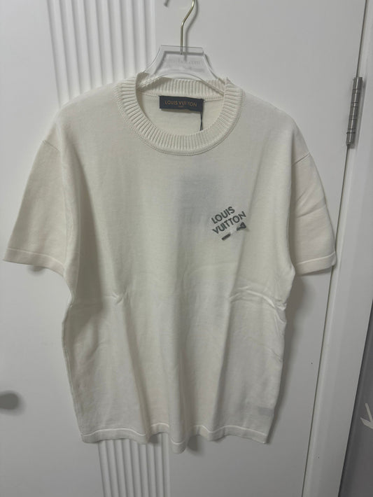 Louis vuitton pin sweater white for men