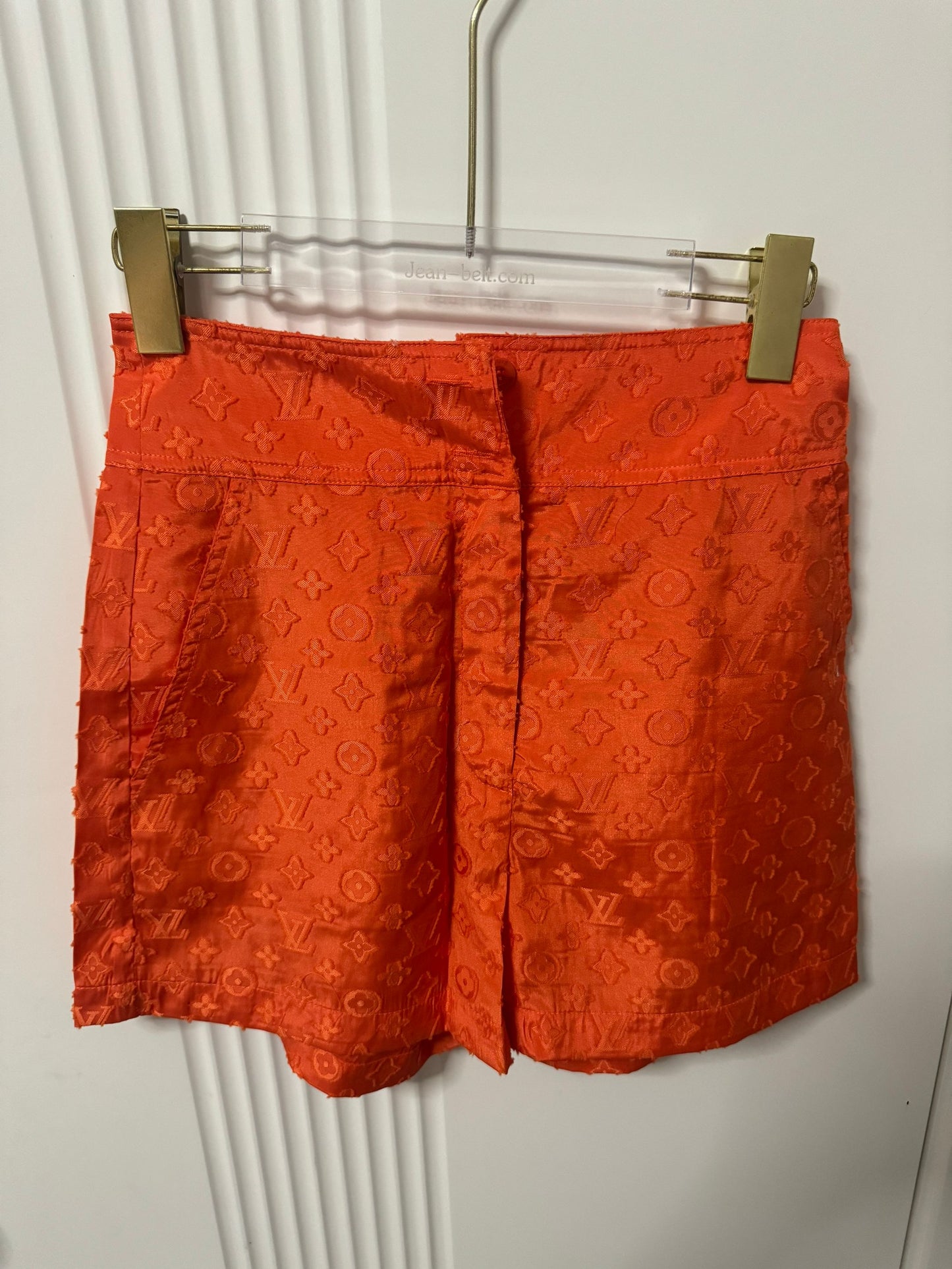 Louis Vuitton monogram fil coupeshorts bright orange