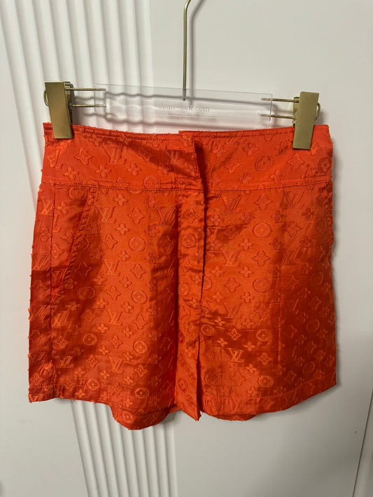 Louis Vuitton monogram fil coupeshorts bright orange