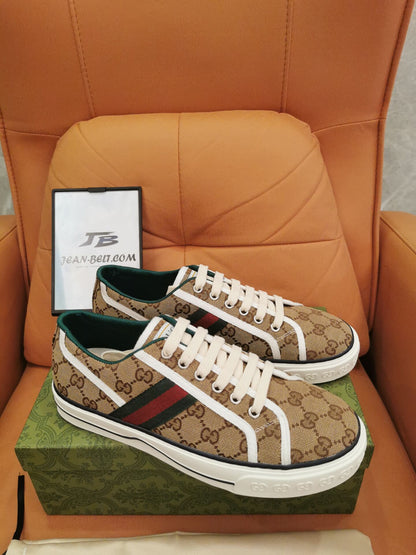 Gucci Tennis 1977 GG  beige sneakers