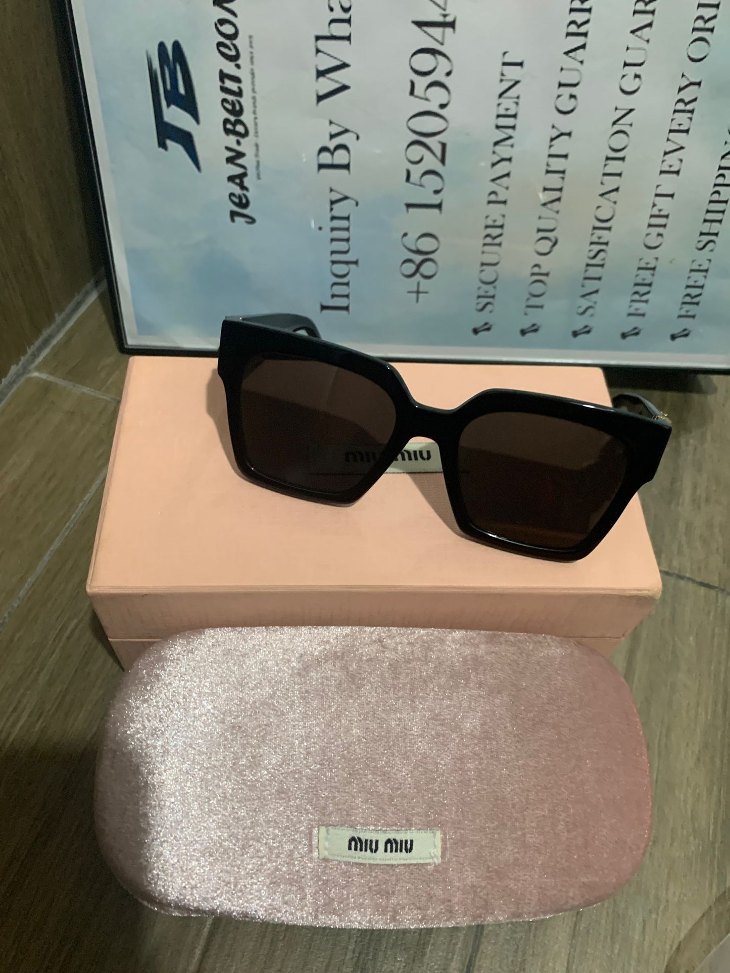 Miu Miu oversized square sunglasses