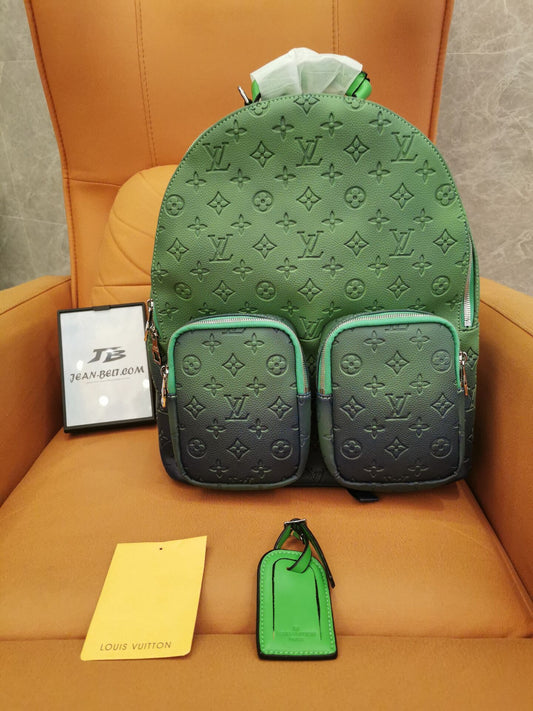 [3A Quality]Louis Vuitton multipocket backpack virgil abloh green blue