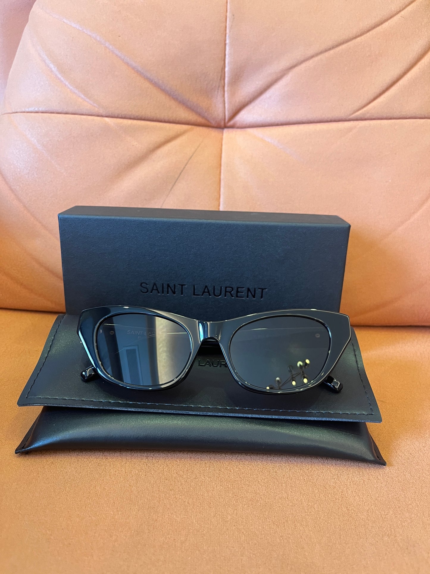 Saint Laurent cat eye frame glasses