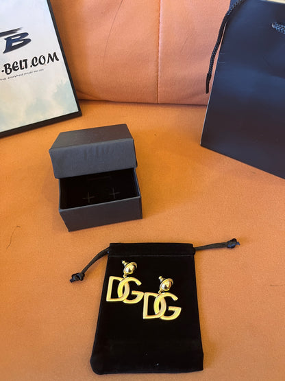 Dolce & Gabbana logo earrings