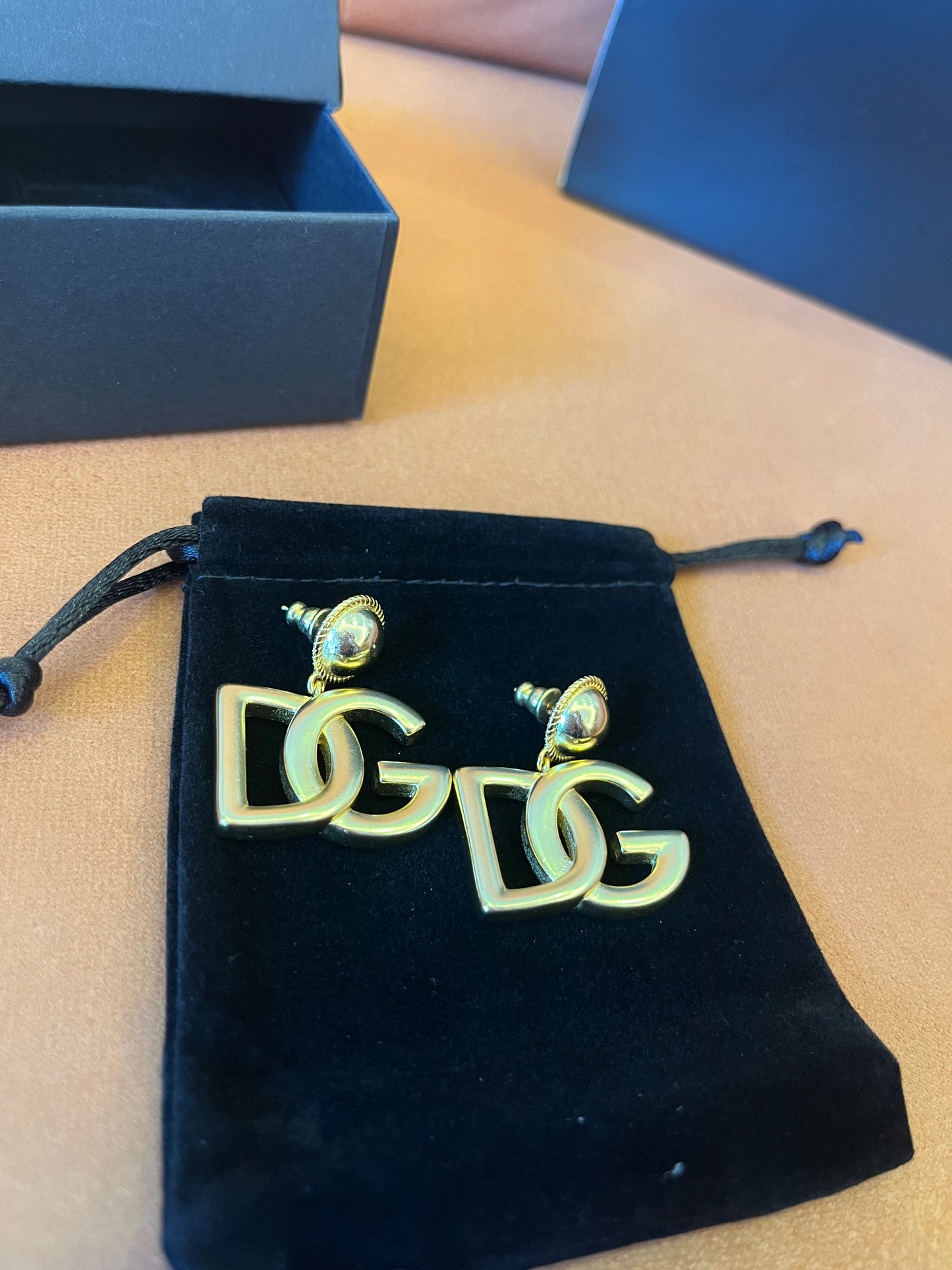 Dolce & Gabbana logo earrings