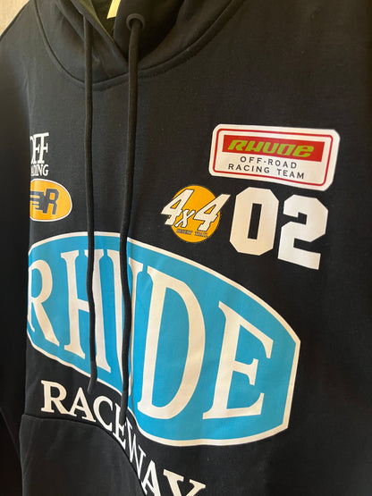 Rhude hoodie motorsport black