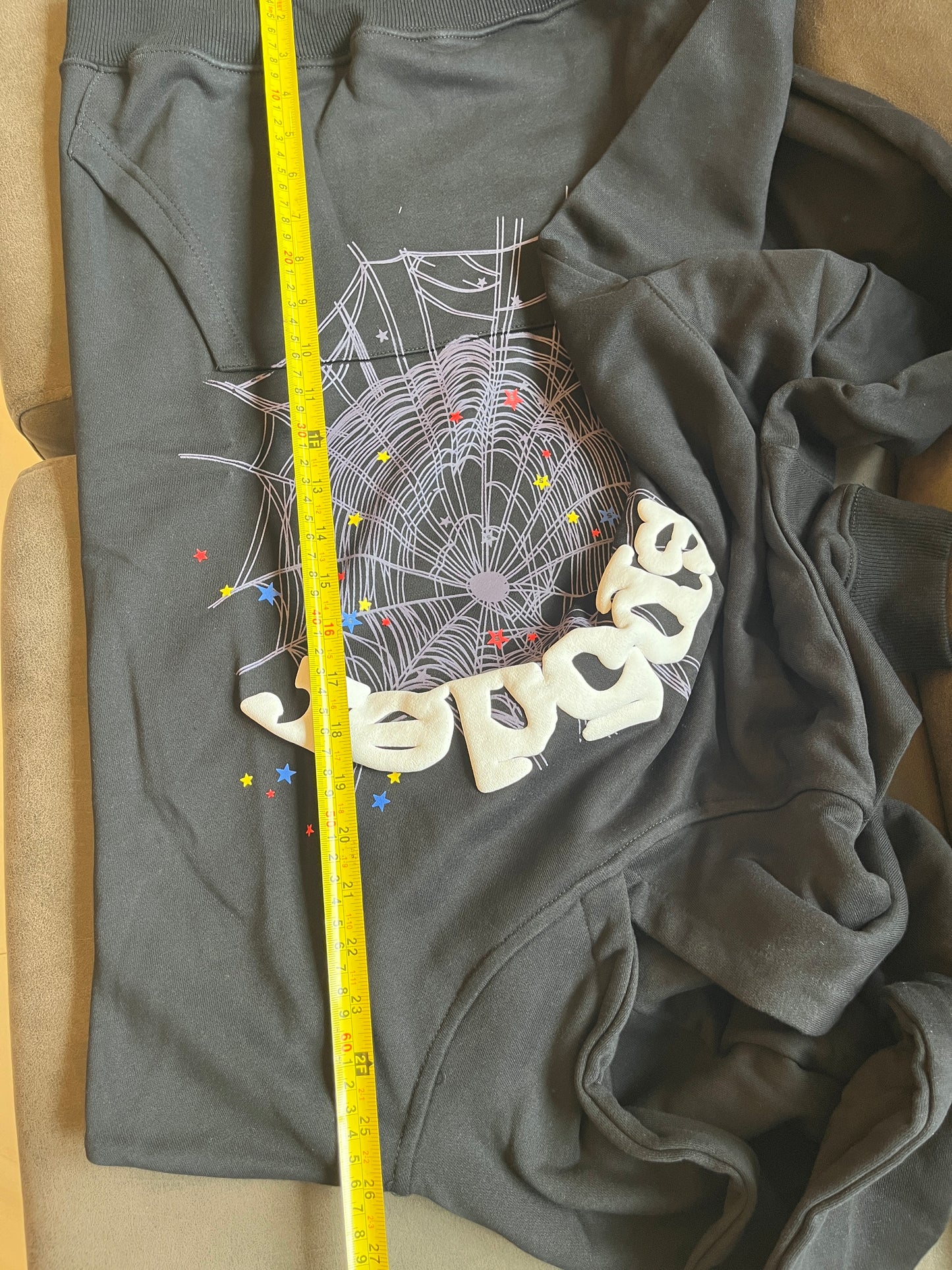 Sp5der worldwide hoodie black