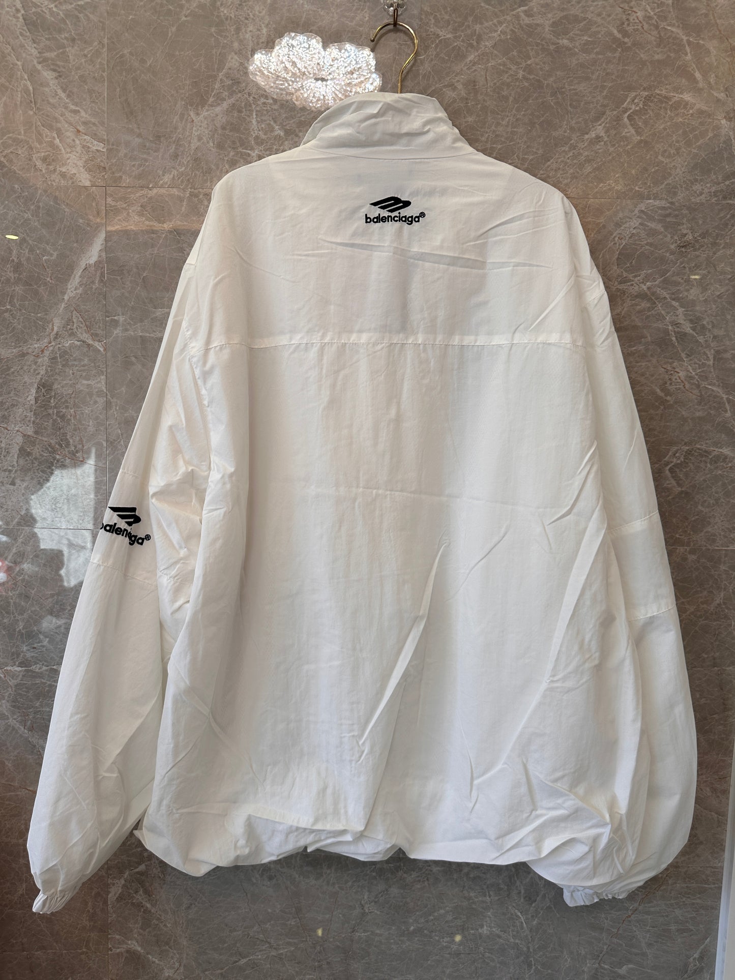 Balenciaga 3B curled edge sports jacket