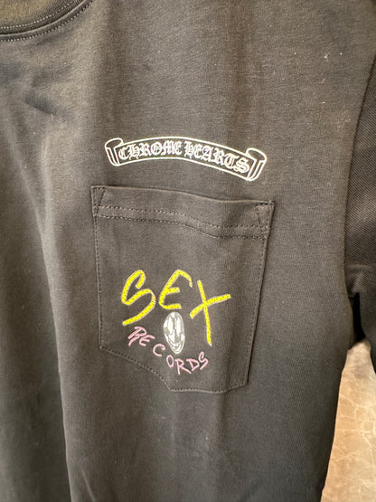 Chrome Hearts x Matty Boy Sex Records flame long-sleeve black