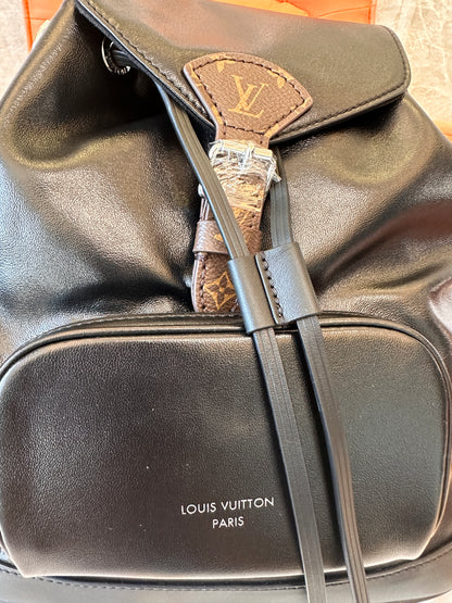 Louis Vuitton Montsouris backpack PM lambskin black