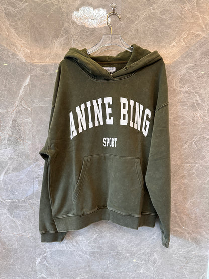 Anine Bing Harvey sweatshirt - dusty olive