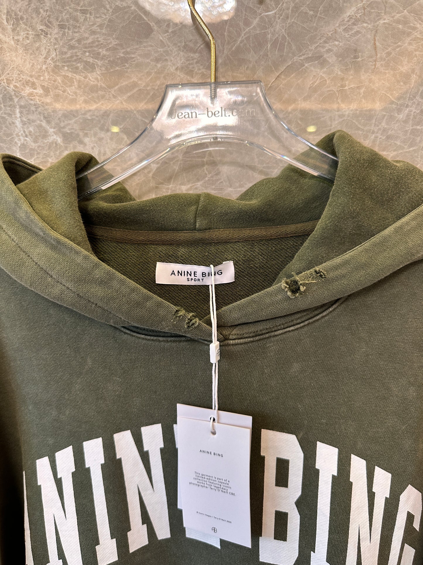 Anine Bing Harvey sweatshirt - dusty olive