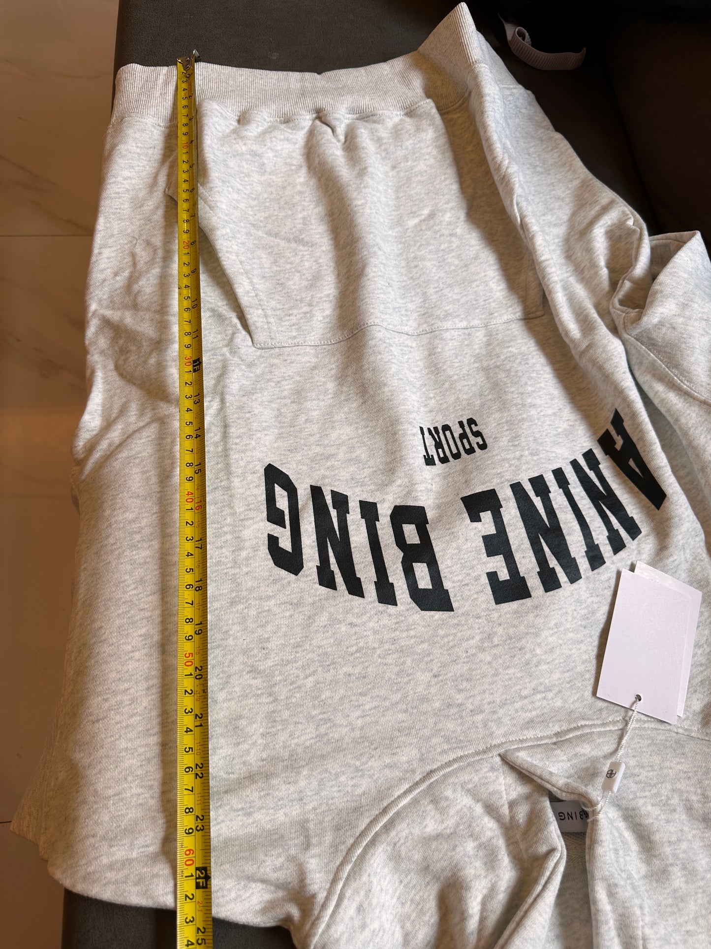 Anine Bing Harvey sport grey hoodie