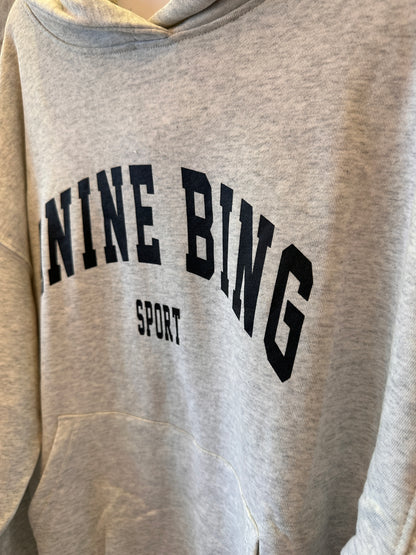 Anine Bing Harvey sport grey hoodie