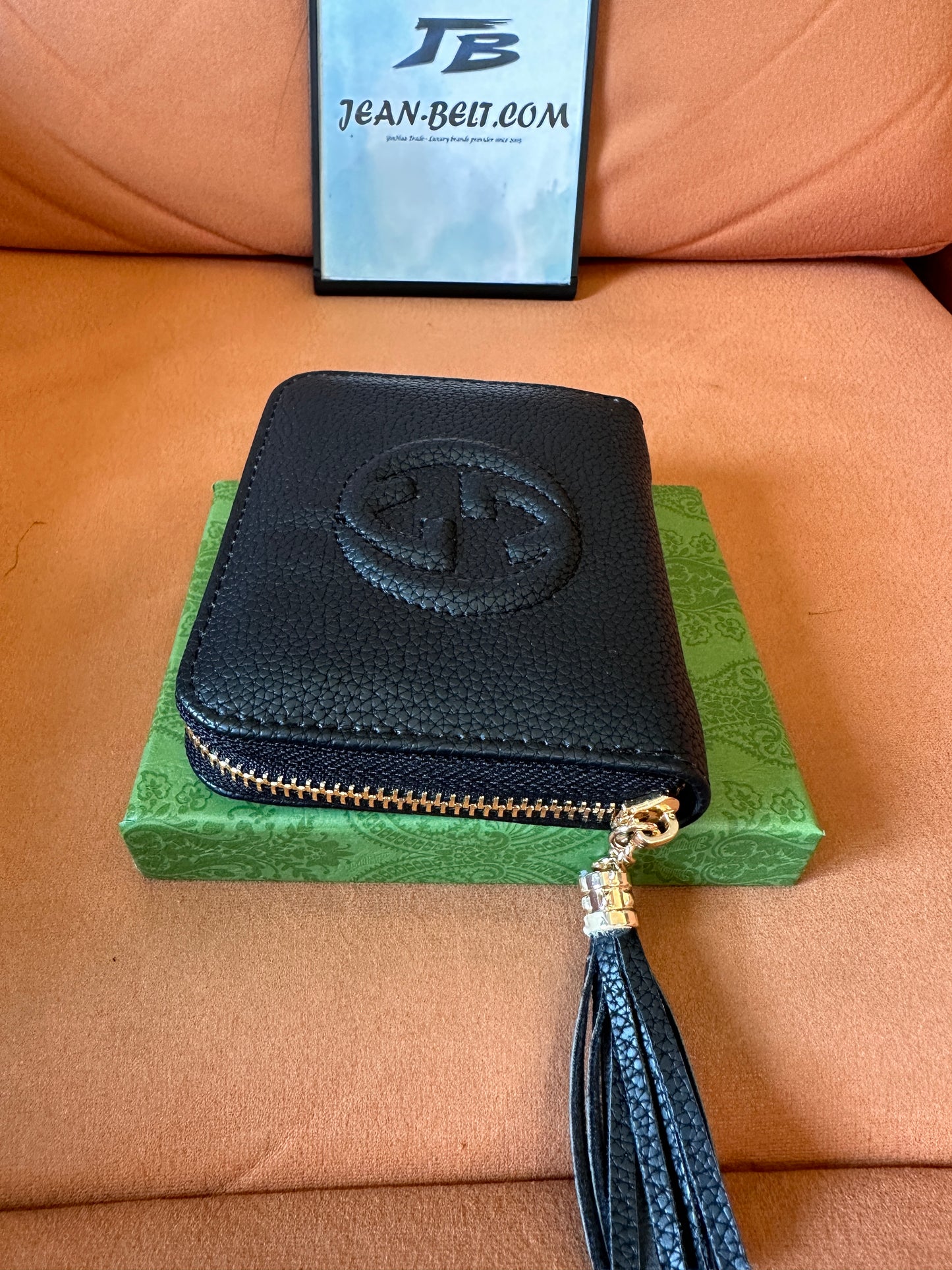 [Normal Quality]Gucci soho pebbled leather wallet