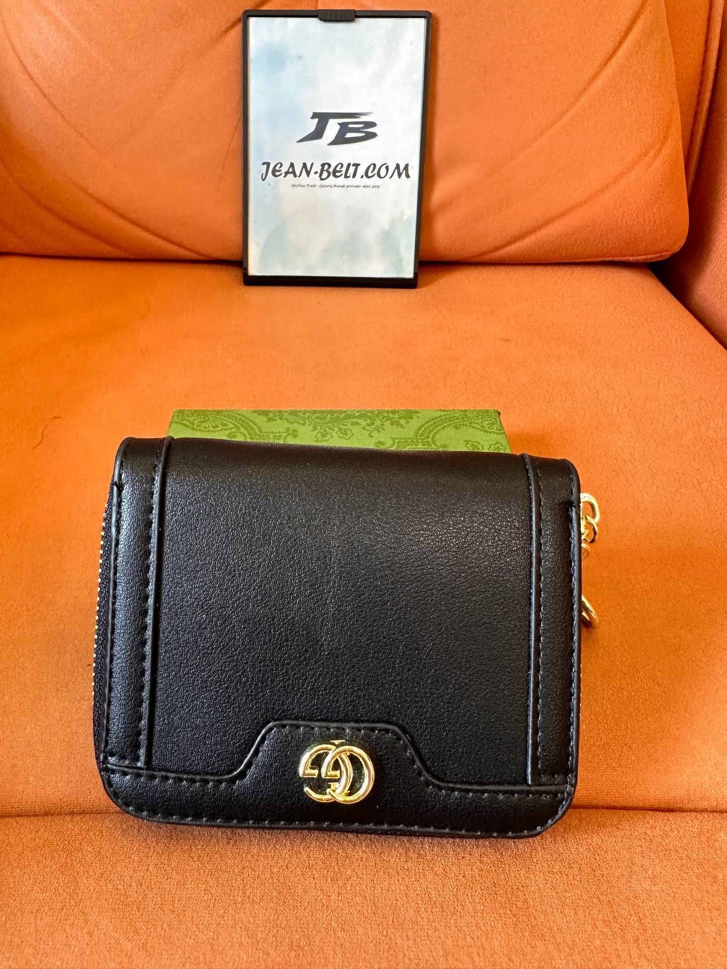 [Normal Quality]Gucci leather wallet with double G logo